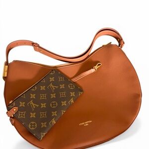 Calfskin Leather Low Key Cookie Style Bag